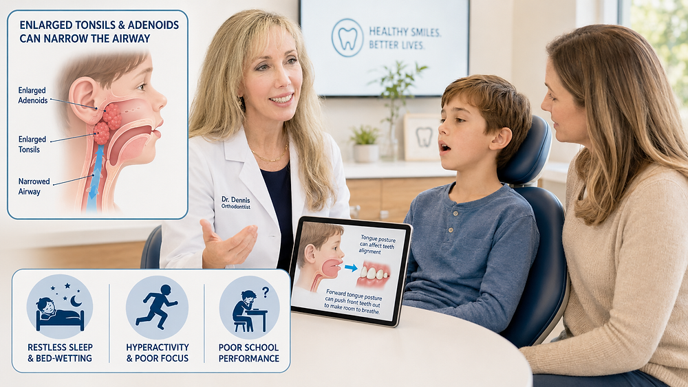 The Surprising Symptoms of Enlarged Tonsils and Adenoids — orthodontic guidance from Dr. Suzanne Dennis