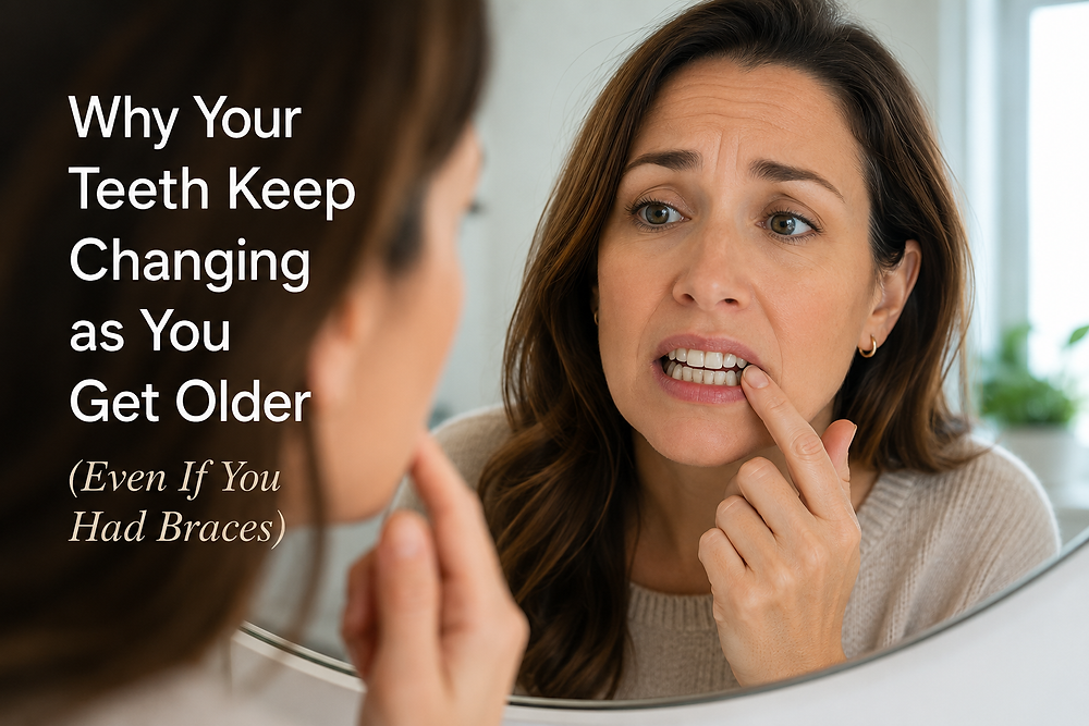 Why Your Teeth Keep Changing as You Get Older (Even If You Had Braces) — orthodontic guidance from Dr. Suzanne Dennis